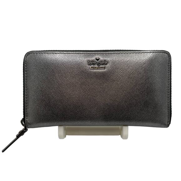 KATE SPADE New York Metallic Gray Wallet - Picture 1 of 5